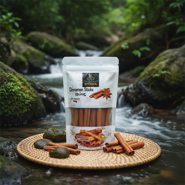 Pure Ceylon Cinnamon Sticks | Authentic Sri Lankan Cinnamon for Cooking & Health Benefits - Ceylon Cinnamon Sticks - Siyara Ceylon Products - Herbal Spices from Sri Lanka